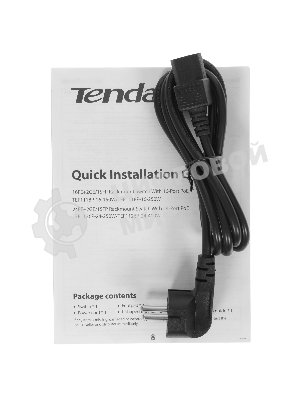 Коммутатор Tenda TEF1118P-16-150W, 16×100 Мбит/с PoE + 2×1 Гбит/с Uplink + 1×1 Гбит/с SFP, неуправляемый
