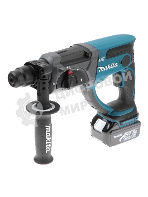 Перфоратор Makita DHR202RFE Перфоратор ак,SDS+, 18В,2х 3 Ач Li-ion,3реж,1.9Дж,0-4000у\м,3.5кг,чем,подсветка,совмест с 4 Ач Li-ion