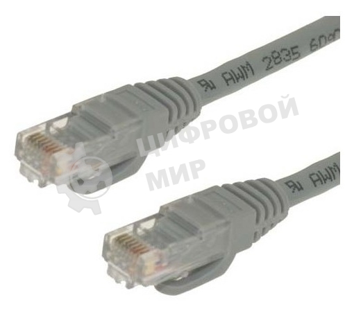 Патч-корд литой 50u Cat.5e 10м сплав CU+AL