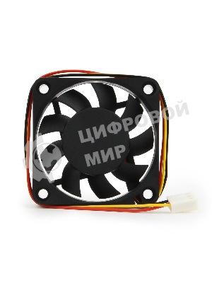 Вентилятор для корпуса Gembird черный, 60 мм, 4000 об/мин, 25 дБ, 3 pin