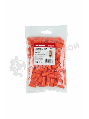 Соединительный изолирующий зажим Rexant СИЗ-3, ø 3,3 мм (1,5-6,0 мм²) оранжевый