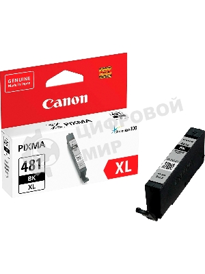 Картридж струйный Canon CLI-481XL BK 2047C001 черный (8.3 мл) для Canon Pixma TS6140/TS8140TS/TS9140/TR7540/TR8540