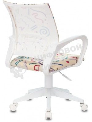 Кресло Бюрократ BuroKIDS 1 W Sticks 02 песочный, ткань, 120 кг
