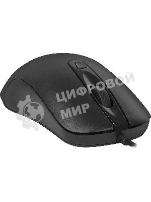 Мышь проводная Defender Classic MB-230 черный, 1600 dpi, USB, кнопки - 4