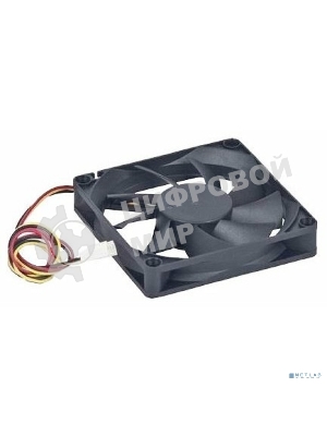 Вентилятор для корпуса Gembird черный, 60 мм, 4000 об/мин, 25 дБ, 3 pin