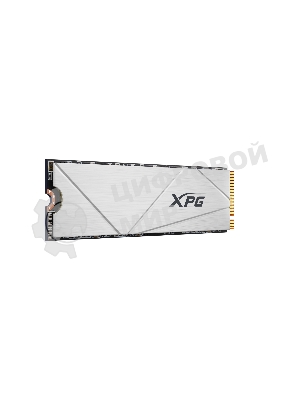 Накопитель SSD ADATA XPG GAMMIX S60, 2Tb, PCIe 4.0 x4, M.2 2280, NVMe, R/W 5000/4200, с радиатором