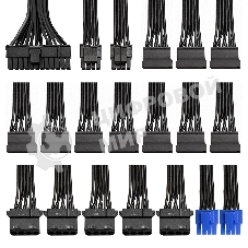 Серверный БП 900W ExeGate ServerPRO-900ADS (ATX, APFC, КПД 82% (80 PLUS), 2x8cm fans, 24pin, 2x(4+4)pin, 2xPCI-E, 10xSATA, 5xIDE, black)