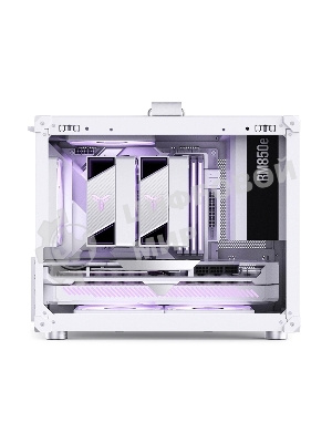 Компьютерный корпус без блока питания JONSBO C6 MAX Handle, Mini-Tower, TG, no fan, 1xUSB-A 3.0 + 1xUSB-C 3.1, mATX, mITX белый