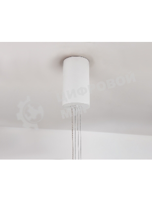 Подвесной светодиодный светильник Ambrella light FL5855 WH белый 40W 3000K/4200K/6400K D800*860 (без ПДУ)