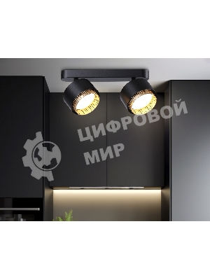 Светильник Ambrella light TN71288/2 BK/GD черный/золото GX53/2 max 12W 270*95*137