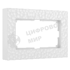 Рамка для двойной розетки (белый) W0082401