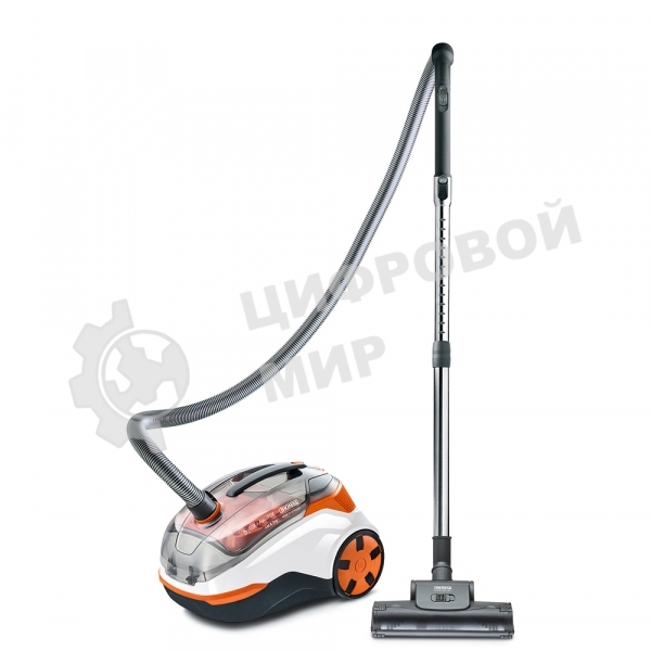 Моющий пылесос Thomas DryBOX + AquaBOX Cat&Dog белый/оранжевый, 325/1700Вт, уборка сухая, пылесборник контейнер 2.6 л