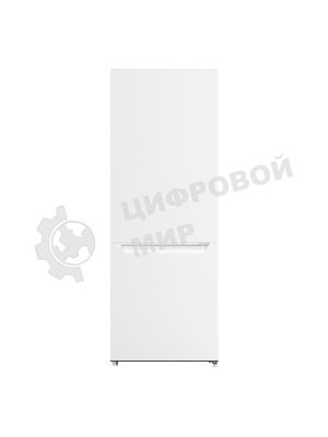 Холодильник Maunfeld MFF144SFW белый глянц. двухкамерный 154/52л морозилка снизу, ручная разморозка