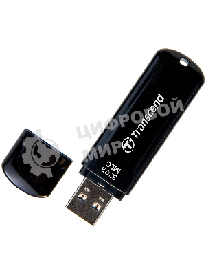 Флешка USB Transcend JetFlash 750 (TS32GJF750K), 32Gb, USB 3.0, R/W 130/30, черный
