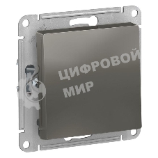 Механизм выключателя 1-кл. СП AtlasDesign 10А IP20 (сх. 1) 10AX сталь