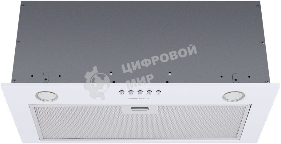 Вытяжка встраиваемая Maunfeld Crosby Power 50 белый, 50 см, 1050 куб. м/ч, 51.8 дБ