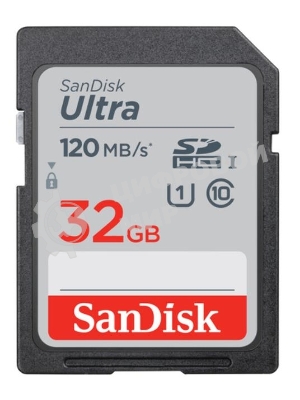 Карта памяти SDHC 32Gb UHS-I SDSDUN4-032G-GN6IN SANDISK