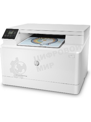 МФУ лазерное HP Color LaserJet Pro MFP M182n (7KW54A), A4, цветной, печ. до 16 стр/мин., 600 x 600 dpi (печать) 1200x1200dpi (скан.), USB, RJ-45, Air Print, Mopria