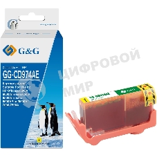 Картридж струйный G&G GG-CD974AE желтый (14.6 мл) для HP Officejet 6000/6500/6500A/7000/7500A