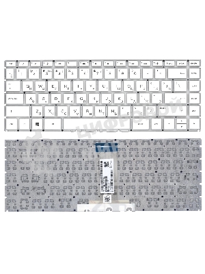 Клавиатура для ноутбука HP 14-bp000 белая