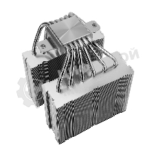 Кулер для процессора Thermalright Royal Knight 120 (4-pin PWM, 156мм, Ni/Cu, 6x6мм, 2x120мм, 80.45CFM/56.36CFM, 29.4dBA/28.4dBA, 2150RPM/1900RPM, S: 1200, 1700, 1851, 2011, 2066, 115X, AM4, AM5, черный)