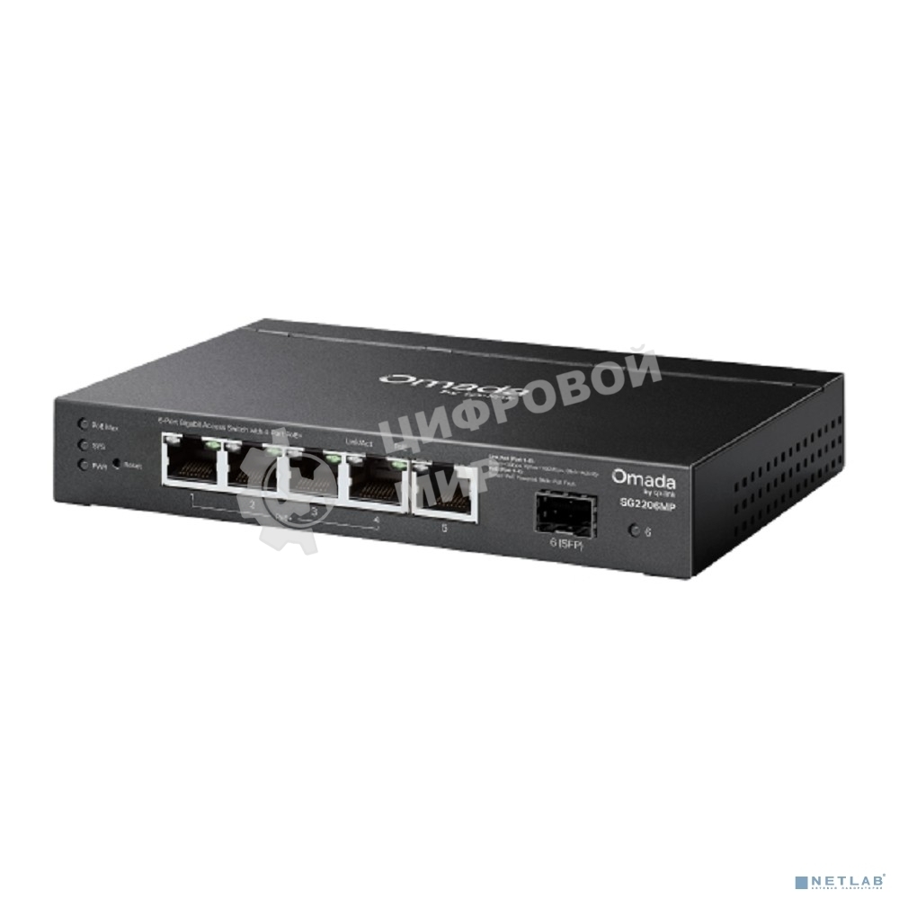 Коммутатор Omada Access 6-Port Gigabit Switch with 4-Port PoE+