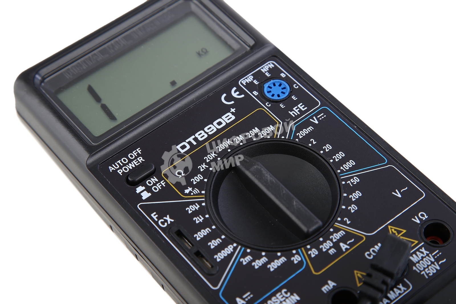 Инструменты Ресанта DT 890 B+ Мультиметр 61/10/224 3,5 разр ж/к дисплей, 30 режимов