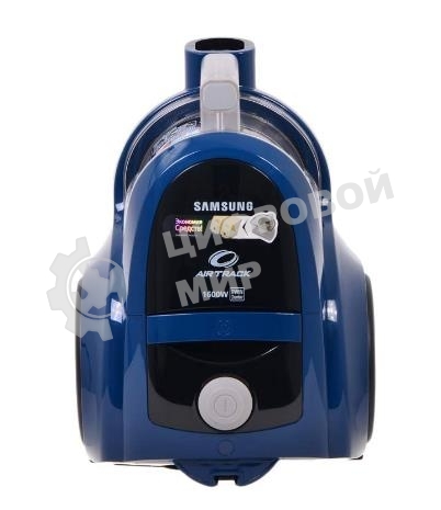 Пылесос Samsung VCC4520S36 синий/черный, 350/1600 Вт, уборка сухая, пылесборник контейнер 1.3 л