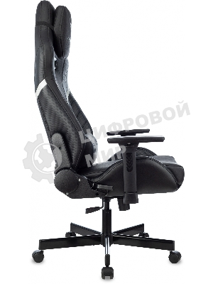 Кресло Knight Thunder 5X черный, экокожа, 120 кг, механизм качания