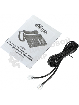 Телефон проводной Ritmix RT-550 черный