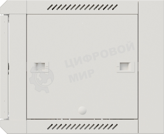 Шкаф коммутационный NTSS Премиум (NTSS-W6U6045GS-2) настенный 6U 600x450 мм пер. дв. стекл 60 кг серый IP20 сталь