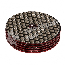 Алмазный гибкий шлифовальный круг Matrix, 100 мм, P 200, сухое шлифование, 5 шт.