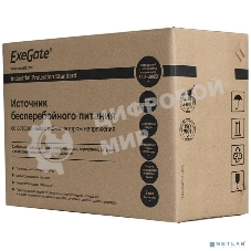 Источник бесперебойного питания ExeGate SpecialPro UNB-2200.LED.AVR.EURO.RJ.USB 2200VA/1300W, LED, AVR, 4 евророзетки, RJ45/11, USB, черный