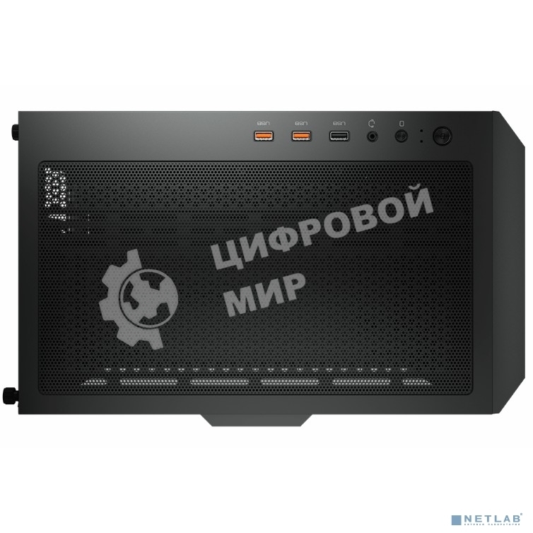 Компьютерный корпус Cougar Airface, 1x120мм Fan, без БП, черный, ATX