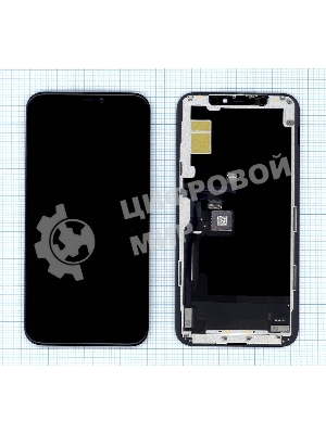 Дисплей (модуль) для Apple iPhone 11 Pro в сборе с тачскрином (OLED JS), черный