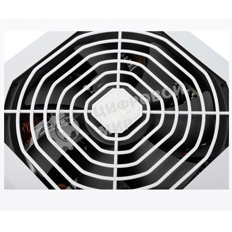 Блок питания Thermalright, 850W 80+ Gold (ATX, 3.1, PCIe 5.1, Non-modular, 1x24(20+4)pin, 1xCPU 8(4+4)pin, 2xPCIe*2 8(6+2)pin, 5xSATA3, 1x12+4pin (12VHPWR PCIe 5.1 12+4pin 600mm), 3xMOLEX4pin, Active, 120x120мм, 150x140x86mm, APFC, white)