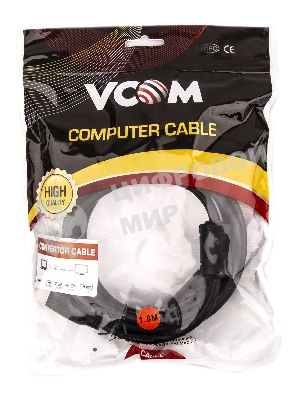 Кабель HDMI AM/DVI(24+1)M, 1.8м, CU, 1080P@60Hz, 2F, VCOM CG484GD-1.8M