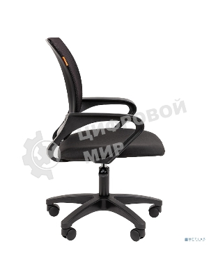 Кресло Chairman 696LT N TW-01 черный, ткань, 120 кг, механизм качания