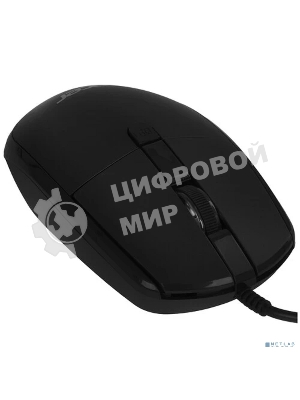 Мышь проводная Acer OMW401 черный, 2000 dpi, USB, кнопки - 4