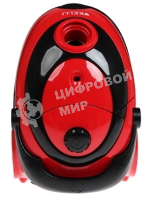 Пылесос Kelli KL-8014 красный/черный, 360/2000 Вт, уборка сухая, пылесборник мешок 1,5 л