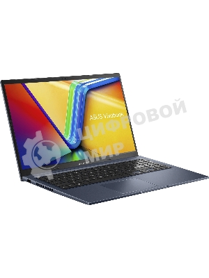 Ноутбук Asus Vivobook 15 X1502VA-BQ924 синий Core i7 13620H 16Gb SSD 512Gb Intel Iris Xe graphics 15.6