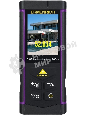 Рулетка Ermenrich 84652 лазерная PRO LR100, с камерой