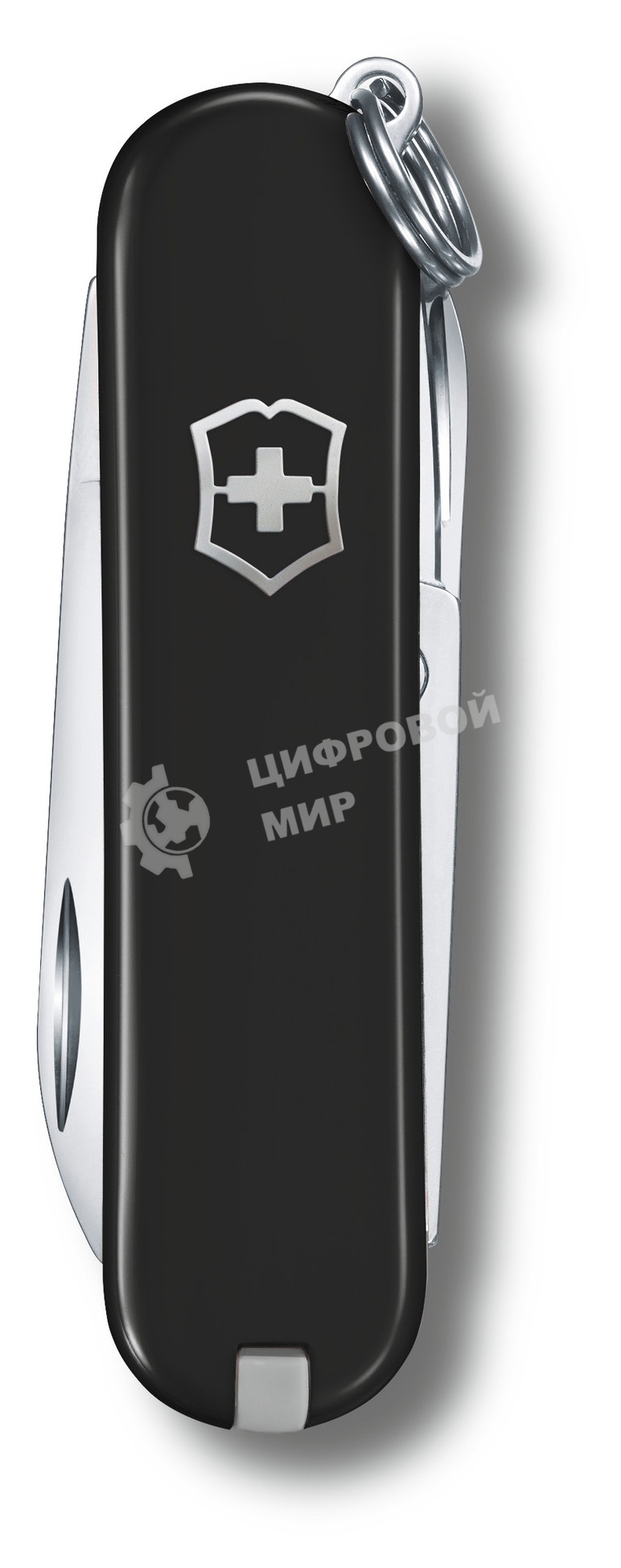 Нож перочинный Victorinox Classic Dark Illusion (0.6223.3G) 58мм 7 функций черный карт.коробка