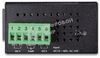 Коммутатор для монтажа в DIN рейку PLANET Technology ISW-800T IP30 Compact size 8-Port 10/100TX Fast Ethernet Switch (-40~75 degrees C)