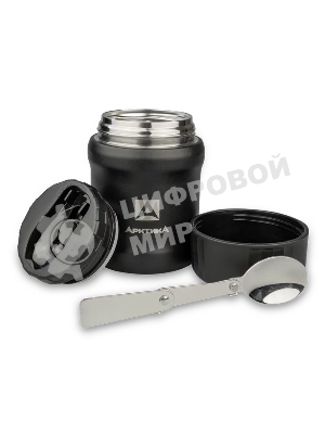 Термос для еды Арктика 311-500 0.5 л. черный, картонная коробка (311-500/BLACK)