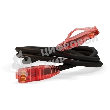 Патч-корд Hyperline PC-LPM-UTP-RJ45-RJ45-C5e-10M-LSZH-BK U/UTP, Cat.5e, LSZH, 10 м, черный