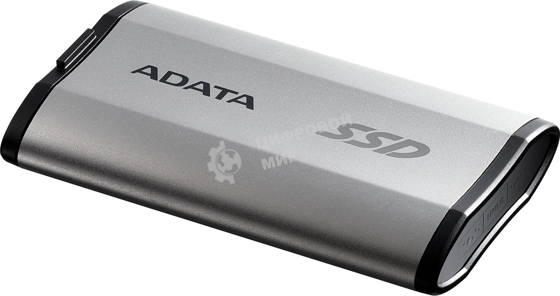 Внешний SSD ADATA SD810, 1TB, USB 3.2 Gen 2x2 Type-C, R/W 2000/2000, серебристый