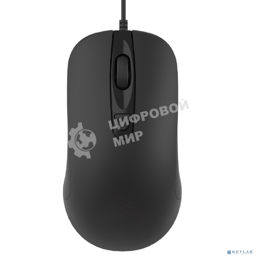 Мышь проводная CBR CM 110 черный, 2400 dpi, USB, кнопки - 4