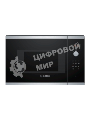 Встраиваемая микроволновая печь Bosch BFL523MS0 20л. 800Вт нержавеющая сталь/черный