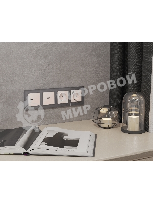 Комплект механизма розетки HDMI 2.0 ALFA Жемчуг 40V/500mA 2.0GHz 5-18Gbit/s QUANT (AP2140, VM222) MA214010